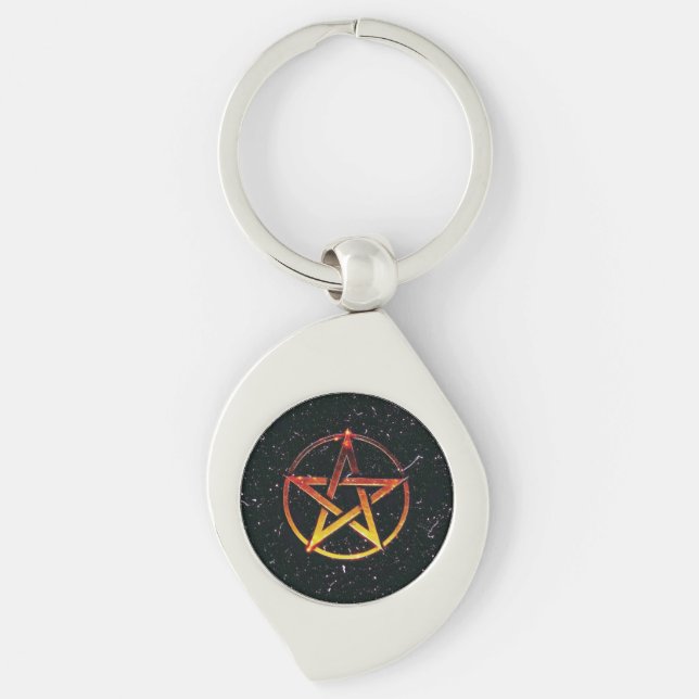 pentagram keychain (Front)