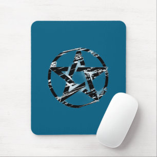 Pentagram Mouse Pad Case Mate Witchy Gothic Art