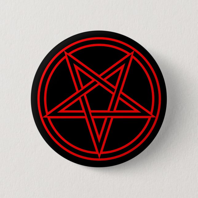 Pentagram Pinback Button (Front)