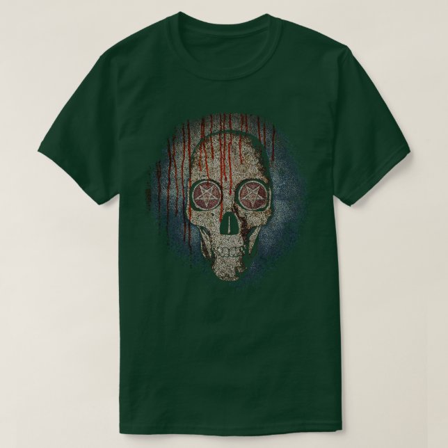 PENTAGRAM SKULL T-Shirt (Design Front)