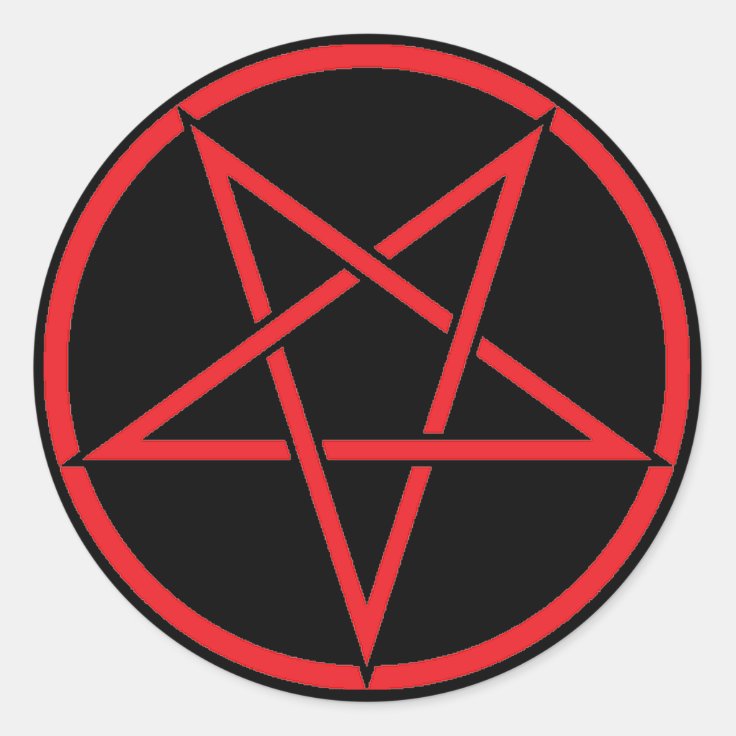 Pentagram Sticker | Zazzle