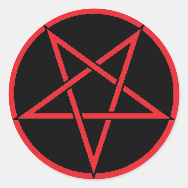 Pentagram Sticker (Front)