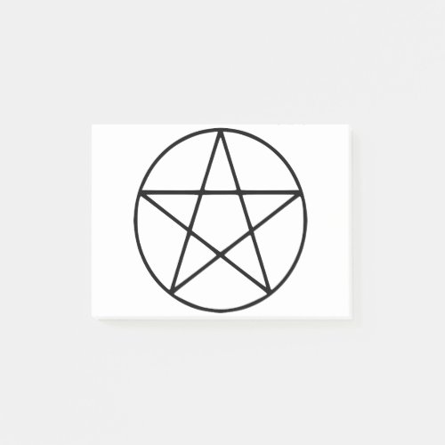 Pentagram Symbol _ Five Pointed Star Shape Post_it Notes