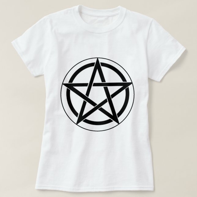 Pentagram Symbol T-Shirt (Design Front)