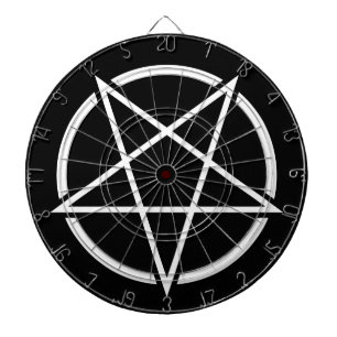 Pentagram (white) No.1 Dartboard