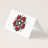 Pentagram with Red Roses (Back)