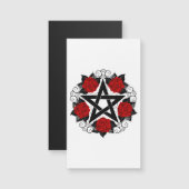 Pentagram with Red Roses (Front/Back)