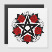 Pentagram with Red Roses (Front/Back)