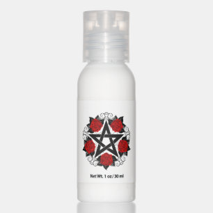 Pentagram with Red Roses Hand Lotion