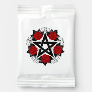 Pentagram with Red Roses Lemonade Drink Mix