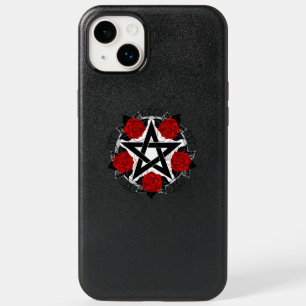 Pentagram with Red Roses OtterBox iPhone 14 Plus Case