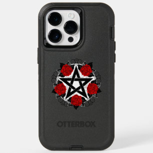 Pentagram with Red Roses OtterBox iPhone 14 Pro Max Case