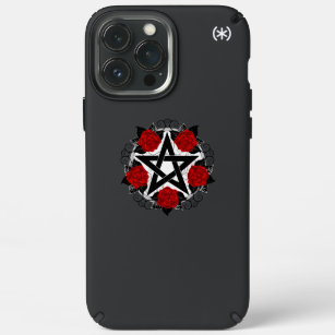 Pentagram with Red Roses Speck iPhone 13 Pro Max Case