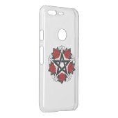 Pentagram with Red Roses Uncommon Google Pixel Case (Back/Right)