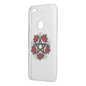 Pentagram with Red Roses Uncommon Google Pixel Case (Back/Left)