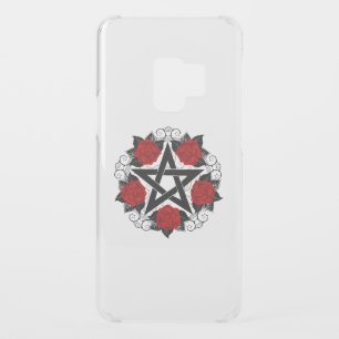 Pentagram with Red Roses Uncommon Samsung Galaxy S9 Case