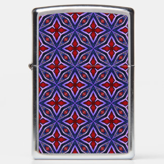 Pentas on Purple Art Zippo Lighter