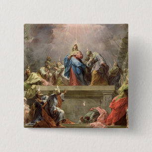 Pentecost, 1732 pinback button