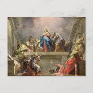 Pentecost, 1732 postcard