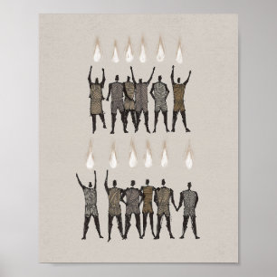 Pentecost Bible Art - Holy Spirit Print, Tongues Poster