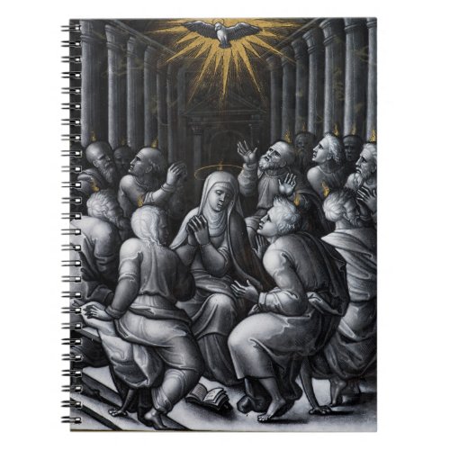 Pentecost Confirmation Artwork by Pierre Reymond Notebook