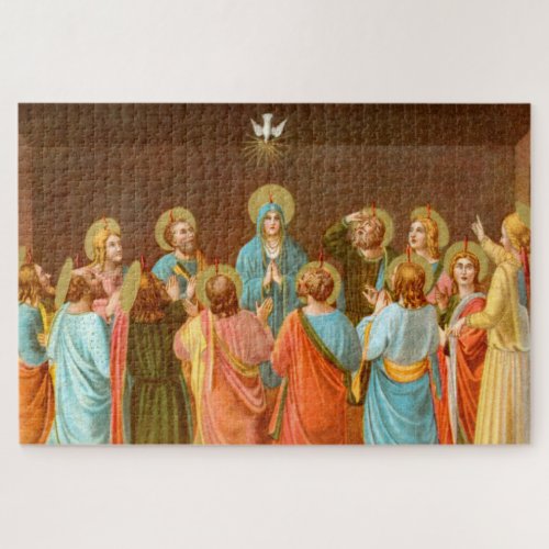 Pentecost  Descent of the Holy Spirit SB 01 Jigsaw Puzzle
