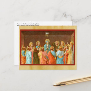 Pentecost: Descent of the Holy Spirit (SB 01) Pos Postcard