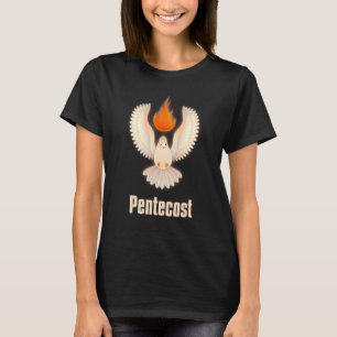 Pentecost Doves Tongues Of Fire Flame Acts Holy Sp T-Shirt