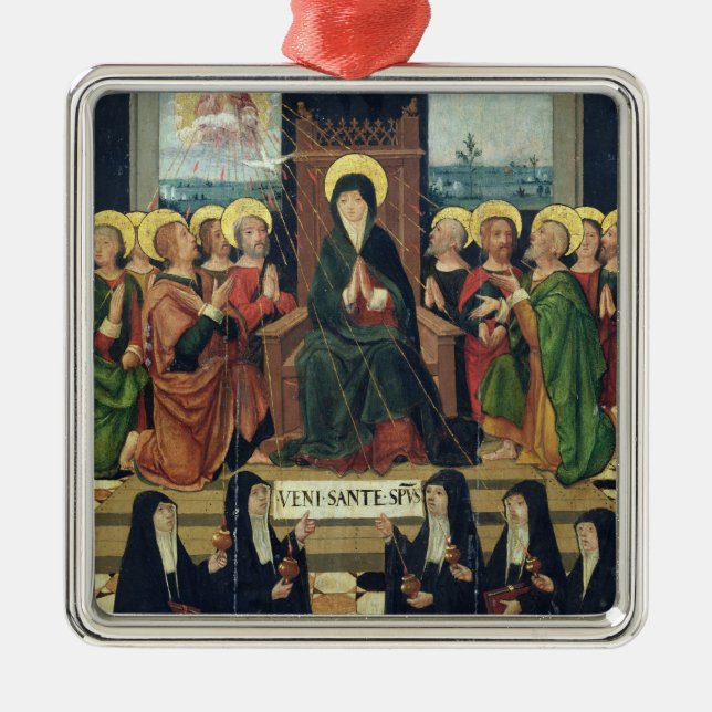 Pentecost Metal Ornament (Front)