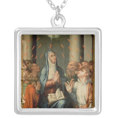 Pentecost Silver Plated Necklace