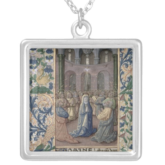 Pentecost Silver Plated Necklace (Front)