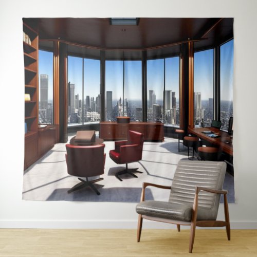 Penthouse Office Tapestry