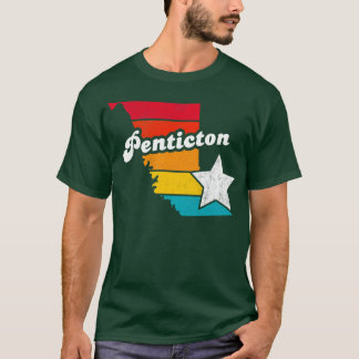 Penticton British Columbia Canada Vintage Distress T-Shirt