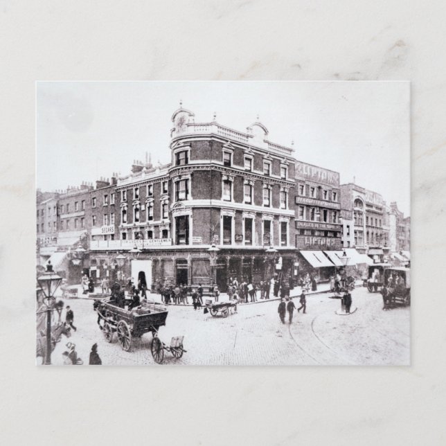 Pentonville Road scene, Islington, London Postcard (Front)