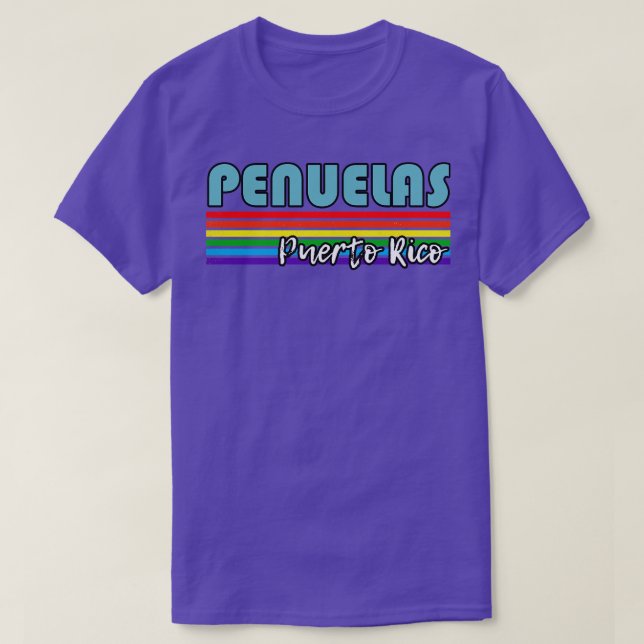 Penuelas Puerto Rico Pride  Penuelas LGBT Gift LGB T-Shirt (Design Front)