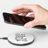 Penwork Calligraphic Bear Wireless Charger (Hand)