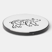 Penwork Calligraphic Bear Wireless Charger (Front 2)