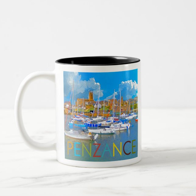 Penzance Two-Tone Coffee Mug (Left)