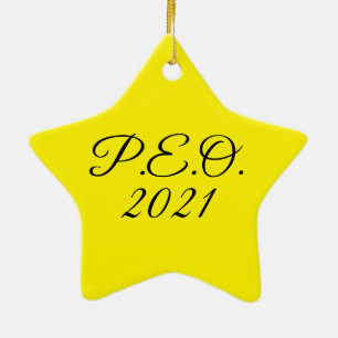 PEO Star Ornament 2021