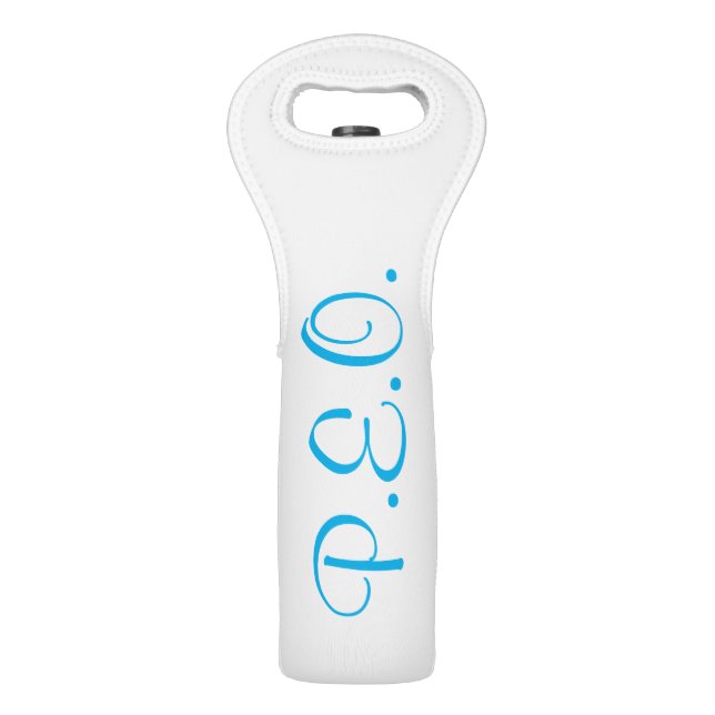 PEO Wine Tote (Front)