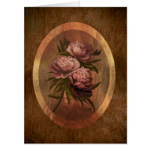 Peonies 18 X 24 Card