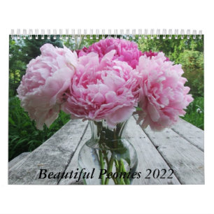Peonies 2022 Calendar Flowers