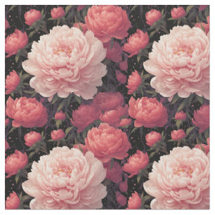 Peonies 3 fabric