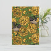 Peonies and wrens (Standing Front)