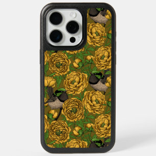 Peonies and wrens iPhone 15 pro max case