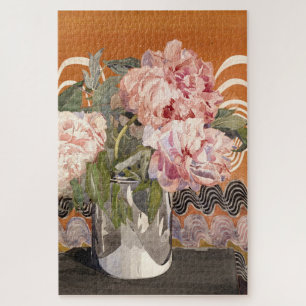 Peonies by Charles Rennie Mackintosh (1920) Jigsaw Puzzle