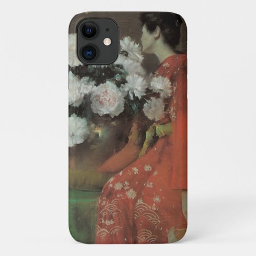 Peonies by William Merritt Chase Vintage Fine Art iPhone 11 Case