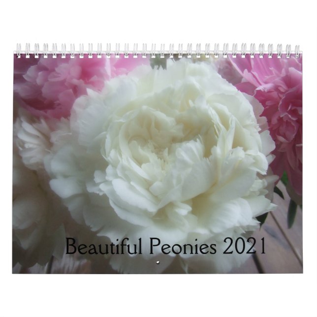 Peonies Calendar 2021 (Cover)