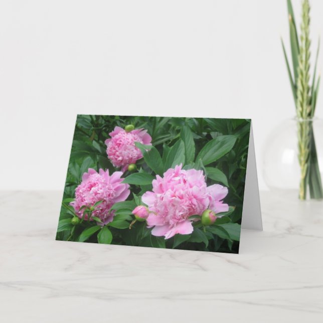Peonies Card (Front)