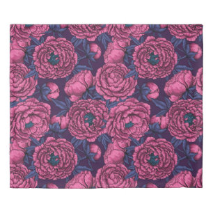 Peonies Duvet Cover